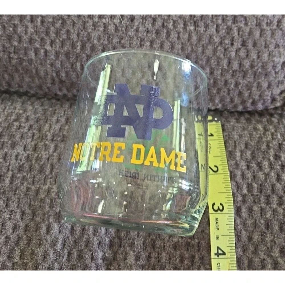 Set of 2 Notre Dame Fighting‎ Irish Clear 3.5
